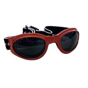 Sundog Anti Fog Goggles Adjustable Strap Red Black Snowboarding Ski Windsurfing